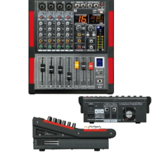Активний мікшерний пульт BIG PMX2 - MP3-16DSP-2 * 250W (4Ω) Активний мікшерний пульт BIG PMX2 - MP3-16DSP-2 * 250W (4Ω)