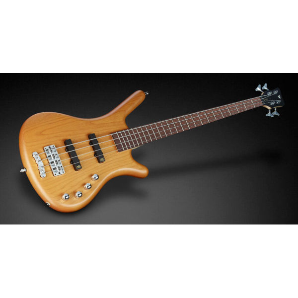 Бас-гітара WARWICK RockBass Corvette Basic, 4-струнна (прозора атласна медова скрипка)