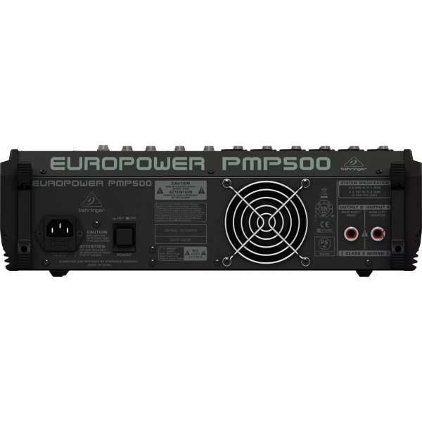 Активний мікшерний пульт Behringer Europower PMP500 Активний мікшерний пульт Behringer Europower PMP500