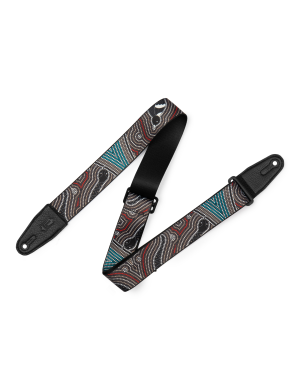Гітарний ремінь LEVY'S MP2DU-001 2″ Down Under Series Poly Guitar Strap - Bird and Snake