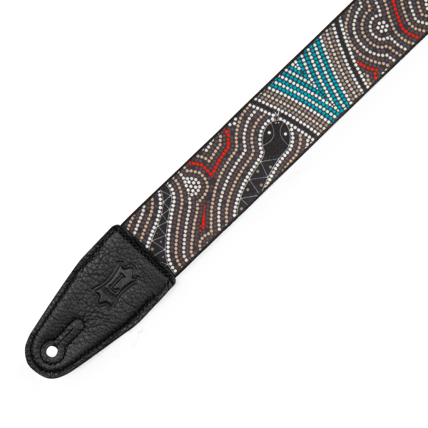 Гітарний ремінь LEVY'S MP2DU-001 2″ Down Under Series Poly Guitar Strap - Bird and Snake
