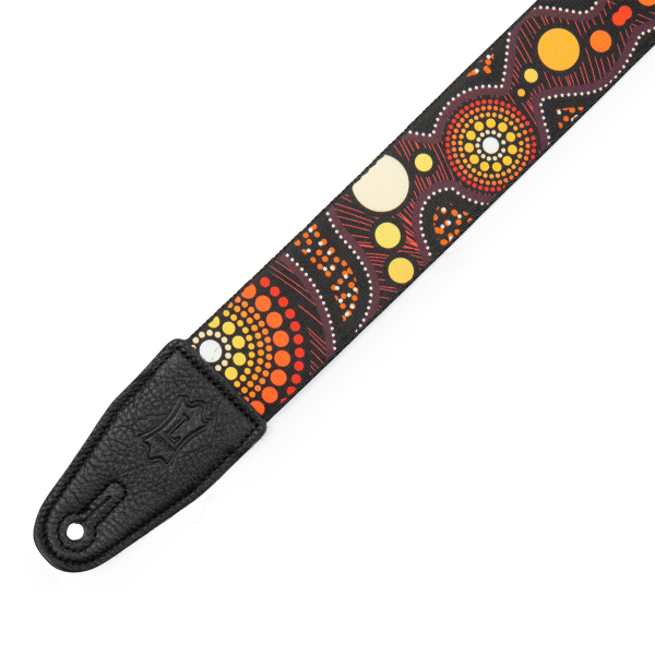Гітарний ремінь LEVY'S MP2DU-002 2″ Down Under Series Poly Guitar Strap - Sunset