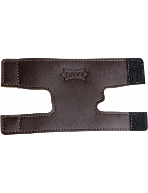Чехол для клапанов трубы LEVY'S LVG1-VGNDBR LEATHER VALVE GUARD TRUMPET (VEGAN DARK BROWN)