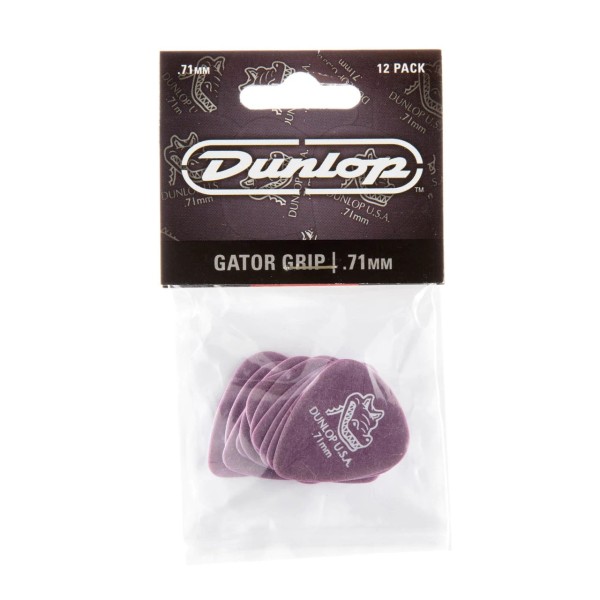 Медіатор DUNLOP 417P.71 GATOR GRIP STANDARD PLAYERS PACK 0.71