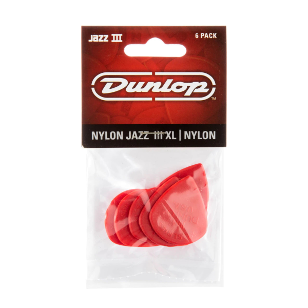 Медіатори DUNLOP JAZZ III XL NYLON PICK