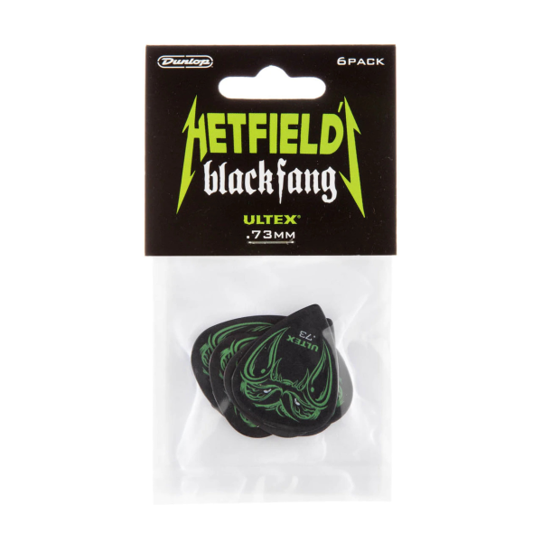 Медіатор DUNLOP PH112P.73 HETFIELDS BLACK FANG PLAYERS PACK 0.73