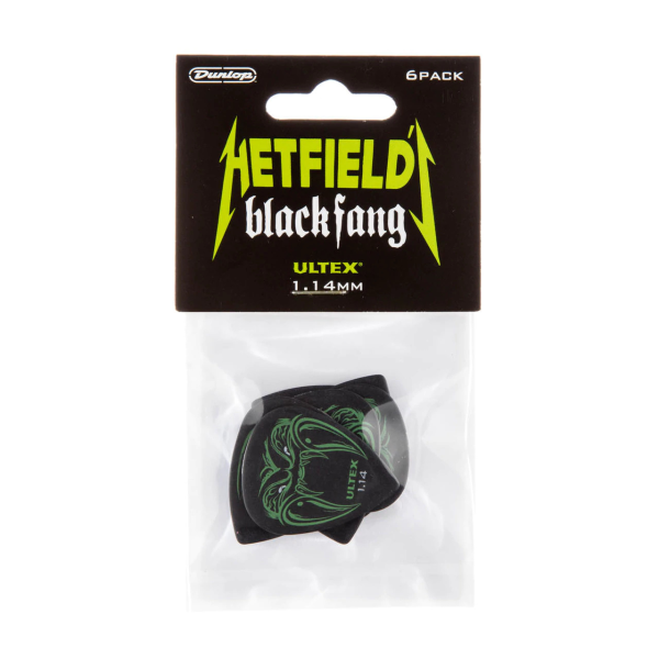Медіатор DUNLOP PH112P1.14 HETFIELDS BLACK FANG PLAYERS PACK 1.14