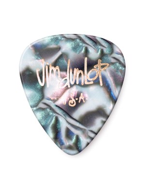 Медиатор DUNLOP 483P14MD GENUINE CELLULOID ABALONE PEARLOID MEDIUM
