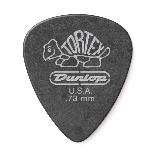 Медіатор DUNLOP 488P.73 TORTEX PITCH BLACK PLAYERS PACK 0.73
