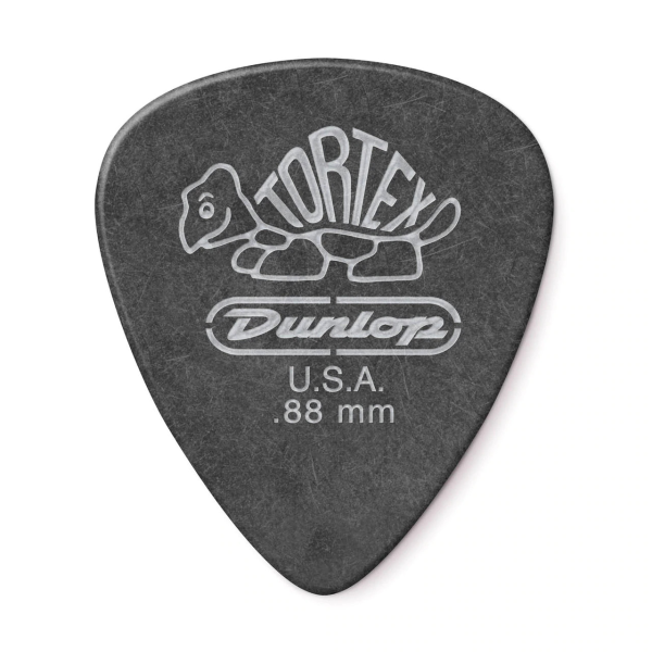 Медіатор DUNLOP 488P.88 TORTEX PITCH BLACK PLAYERS PACK 0.88