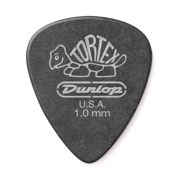Медіатор DUNLOP 488P1.0 TORTEX PITCH BLACK PLAYERS PACK 1.0