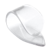 Медіатор DUNLOP 9035R CLEAR PLASTIC THUMBPICK MEDIUM (12шт)