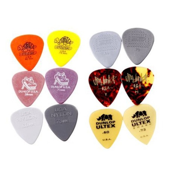 Медіатори DUNLOP GUITAR PICK LT/MD VARIETY PACK