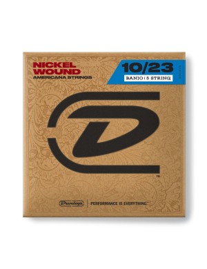 Струни для банджо DUNLOP DJN1023 NICKEL WOUND LOOP END 5-STRING (10-23)