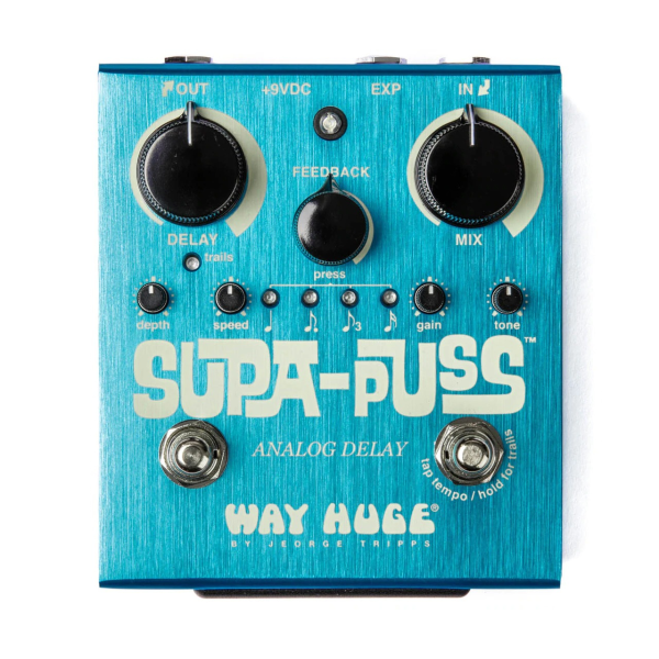 Педаль WAY HUGE SUPA-PUSS ANALOG DELAY – Аналоговий ділей