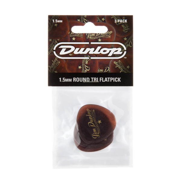 Медіатори Dunlop Americana Round Triangle Pick 1,5 мм, набір 3 шт