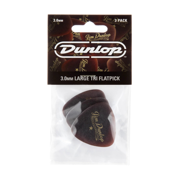 Медіатори Dunlop Americana Large Triangle Pick 3,0 мм, набір 3 шт