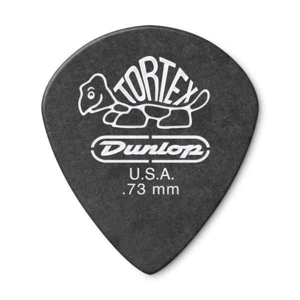 Медіатор DUNLOP 482P.73 TORTEX PITCH BLACK JAZZ PLAYERS PACK 0.73