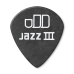 Медіатор DUNLOP 482P1.0 TORTEX PITCH BLACK JAZZ PLAYERS PACK 1.0
