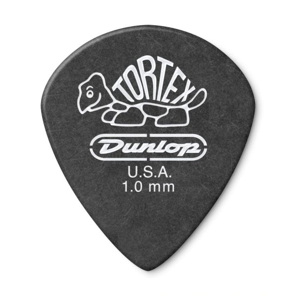 Медіатор DUNLOP 482P1.0 TORTEX PITCH BLACK JAZZ PLAYERS PACK 1.0