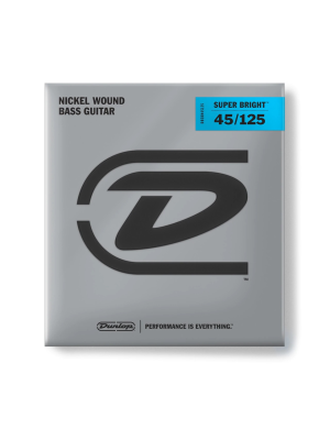 Струны для бас-гитары DUNLOP DBSBN45125 SUPER BRIGHT NICKEL 45-125
