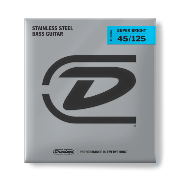 Струни для бас-гітари DUNLOP DBSBS45125 SUPER BRIGHT STEEL 45-125