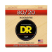 Струни для акустичної гітари DR STRINGS HI-BEAM ACOUSTIC 80/20 BRONZE - LIGHT (12-54)