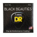 Струни для електрогітари DR STRINGS BLACK BEAUTIES ELECTRIC - LIGHT 7-STRING (9-52)