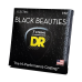 Струни для електрогітари DR STRINGS BLACK BEAUTIES ELECTRIC - LIGHT 7-STRING (9-52)