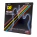 Струни для бас-гітари DR Strings NEON Multi-Color Bass – Medium (45-105) з покриттям K3™