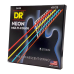 Струни для бас-гітари DR Strings NEON Multi-Color Bass – Medium – 5 String (45-125) з покриттям K3™