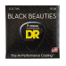 Струни для електрогітари DR STRINGS BLACK BEAUTIES ELECTRIC - MEDIUM 7-STRING (10-56)