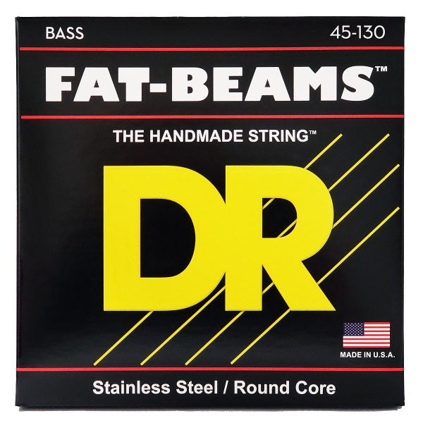 Струни для бас-гітари DR Strings FAT-BEAMS Bass 5-String - Medium (45-130)