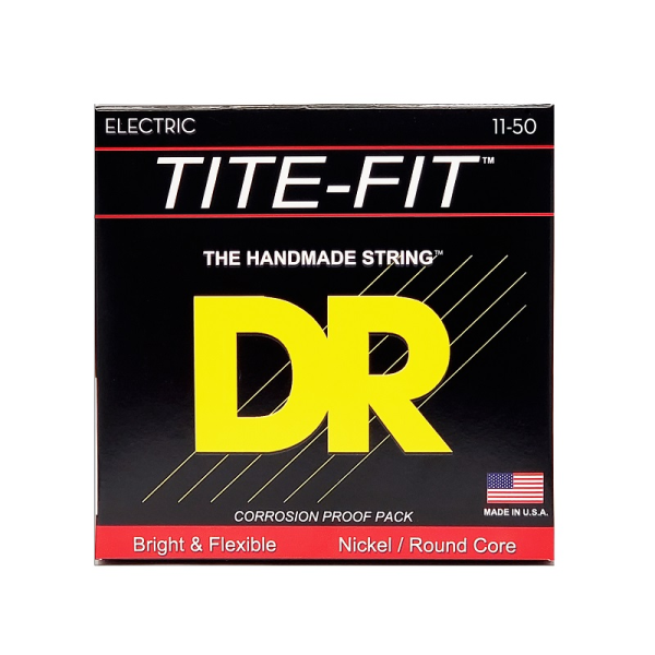 Струни для електрогітари DR STRINGS TITE-FIT ELECTRIC - HEAVY (11-50)