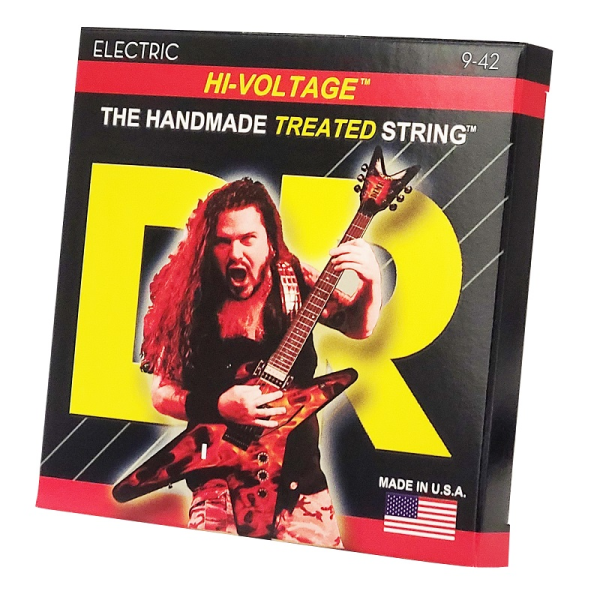 Струни для електрогітари DR STRINGS DIMEBAG DARRELL HI-VOLTAGE ELECTRIC - LIGHT (9-42)