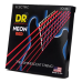Струни DR Strings NEON Red Electric Medium 10-46 – неонові струни для електрогітари, K3 покриття