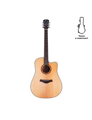 Электроакустическая гитара Alfabeto SOLID WMS41EQ (Natural) + чехол Электроакустическая гитара Alfabeto SOLID WMS41EQ (Natural) + чехол