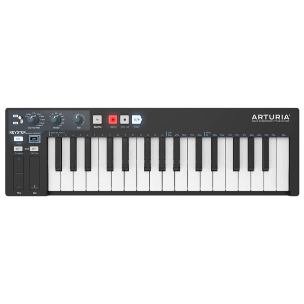 Секвенсор MIDI-контролер Arturia KeyStep Black Edition (MIDI-клавіатура) з кабелями Секвенсор MIDI-контролер Arturia KeyStep Black Edition (MIDI-клавіатура) з кабелями