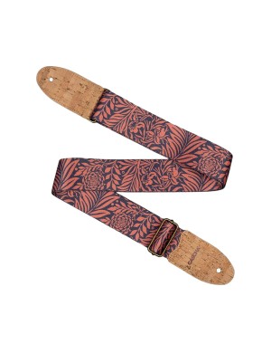 Ремень к гитаре Cascha Vegan CGS-VC7 (Rose Jungle)