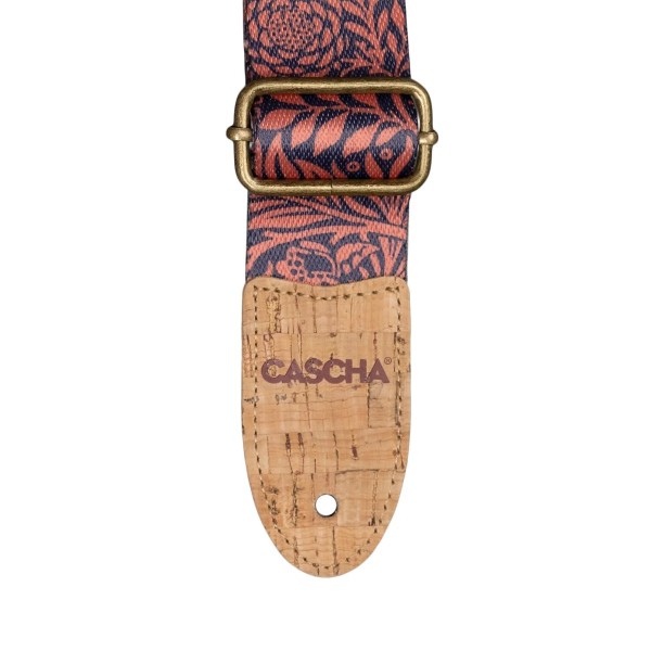 Ремінь дo гітари Cascha Vegan CGS-VC7 (Rose Jungle)