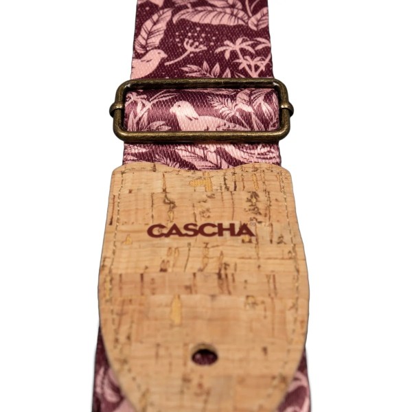 Ремінь дo гітари Cascha Vegan CGS-VC1 (Mauve Birds)