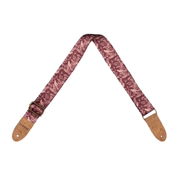 Ремінь дo гітари Cascha Vegan CGS-VC1 (Mauve Birds)