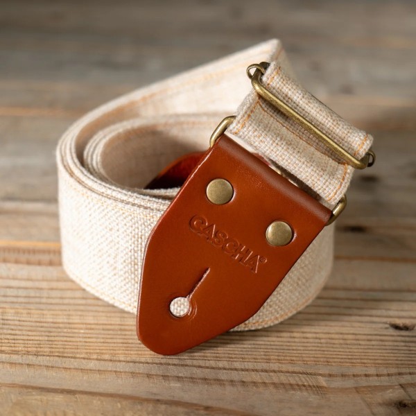 Ремінь дo гітари Cascha Cotton CGS-CD2 (Linen Beige)