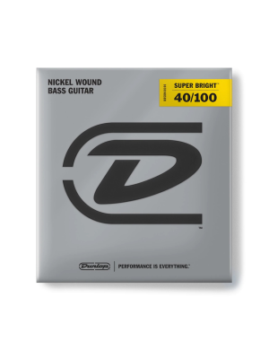 Струны для бас-гитары DUNLOP DBSBN40100 SUPER BRIGHT NICKEL 40-100