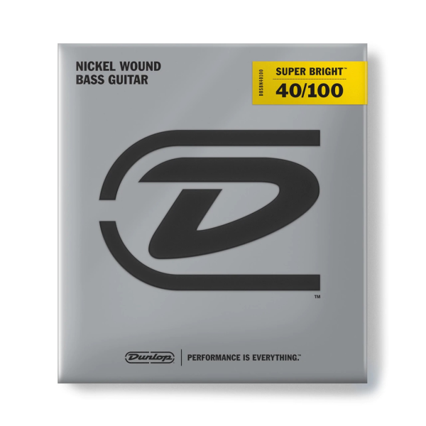 Струни для бас-гітари DUNLOP DBSBN40100 SUPER BRIGHT NICKEL 40-100