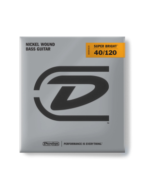 Струны для бас-гитары DUNLOP DBSBN40120 SUPER BRIGHT NICKEL 40-120