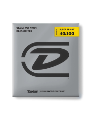 Струны для бас-гитары DUNLOP DBSBS40100 SUPER BRIGHT STEEL 40-100
