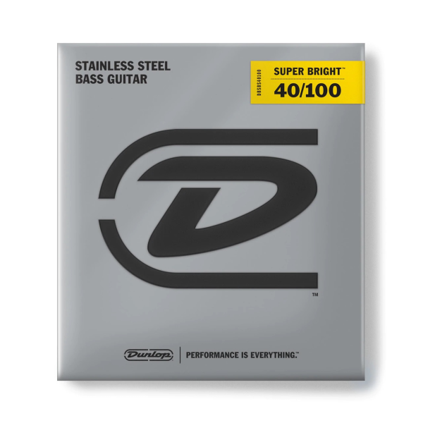 Струни для бас-гітари DUNLOP DBSBS40100 SUPER BRIGHT STEEL 40-100