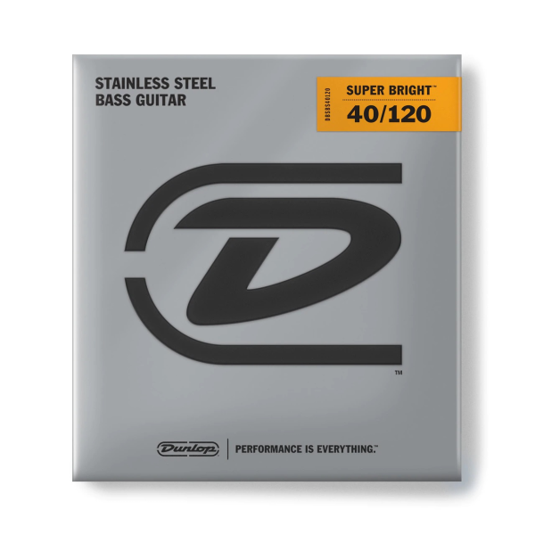 Струни для бас-гітари DUNLOP DBSBS40120 SUPER BRIGHT STEEL 40-120
