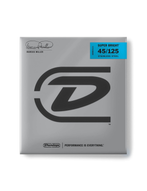 Струны для бас-гитары DUNLOP DBMMS45125 MARCUS MILLER SUPER BRIGHT 45-125